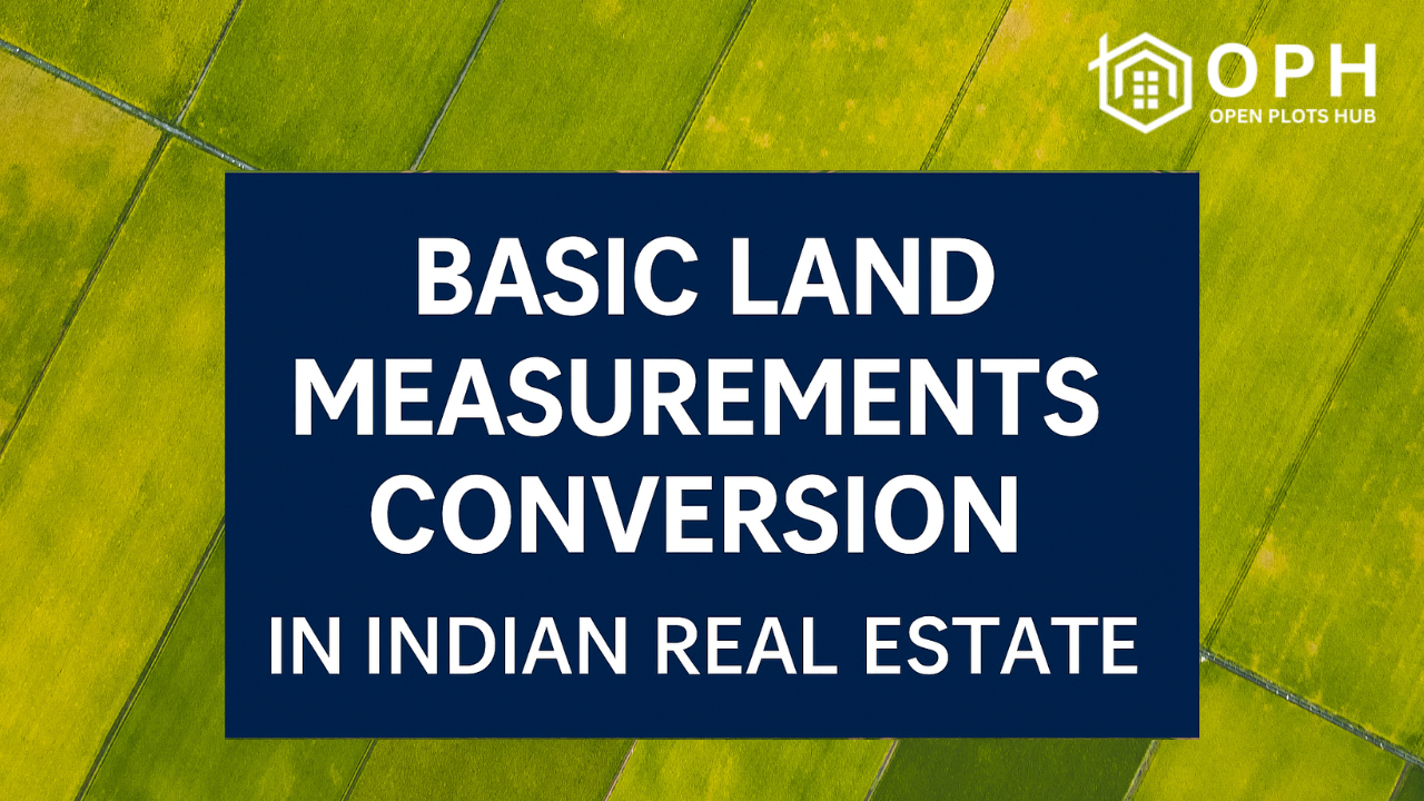 Basic Land Measurement Units in India – Complete Guide with Conversion Table