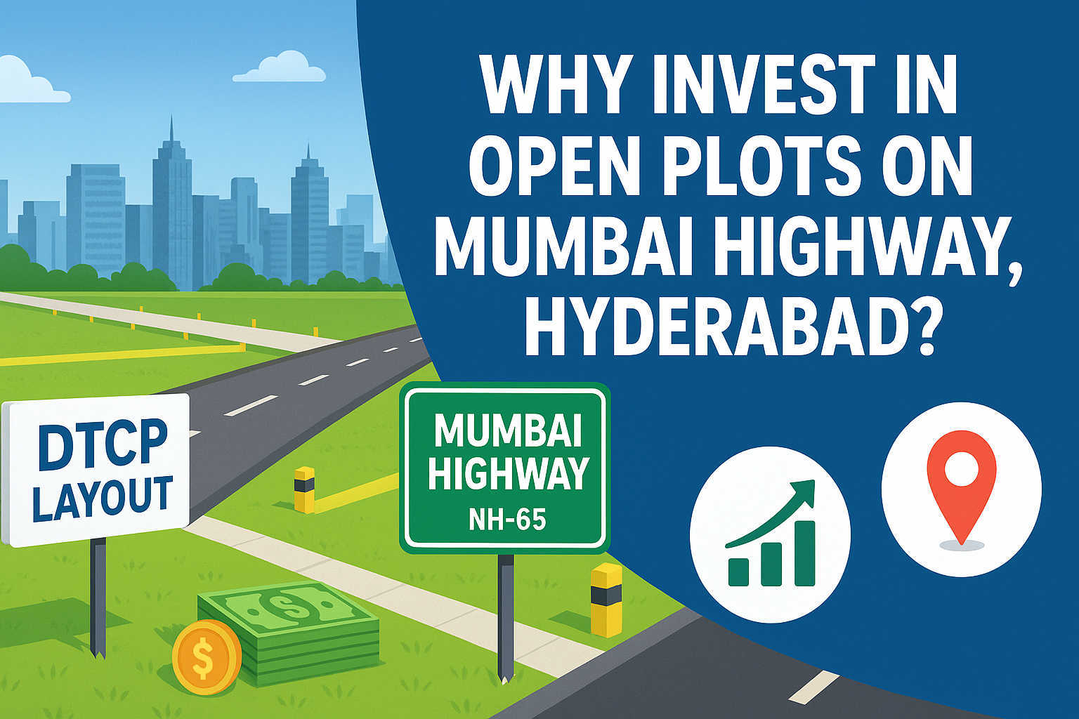 Top Reasons to Invest in Open Plots Along Mumbai Highway, Hyderabad – A Strategic Real Estate Move